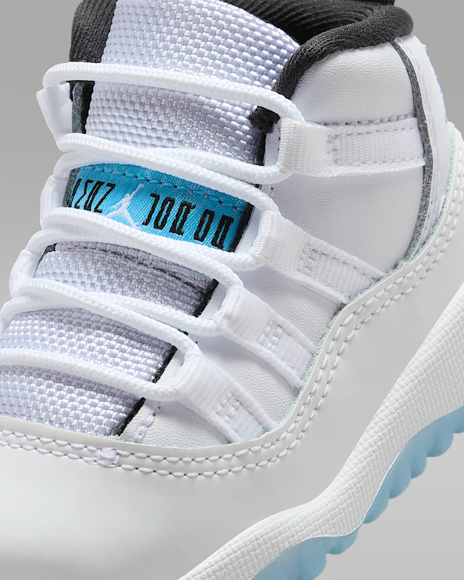 Air Jordan 11 Retro Legend Blue Baby Toddler Shoes. Nike ID